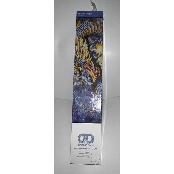 Diamond Dotz Complete Diamond Facet Art Kit Mythical Dragon - Picture 3 of 10